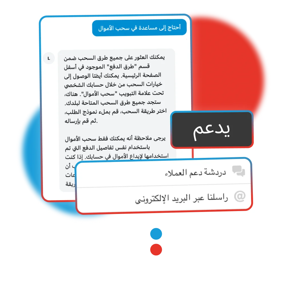 تواصلي مع دعم Megapari الآن للحصول على مساعدة سريعة.